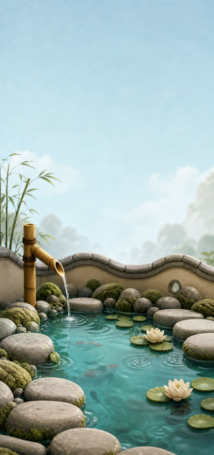 Zen Koi Pond weather world